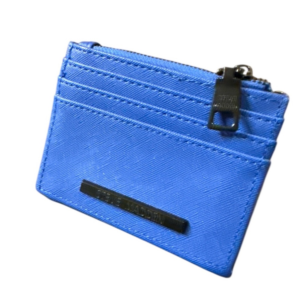 Steve Madden Blue Card Holder Wallet